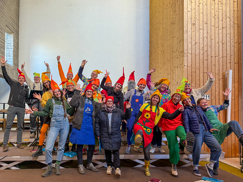 Nicole Sinnstein Göfner Chörle bei der Messe am Faschingssonntag und beim Faschings-Cafe im Carl-Lampert-Saal